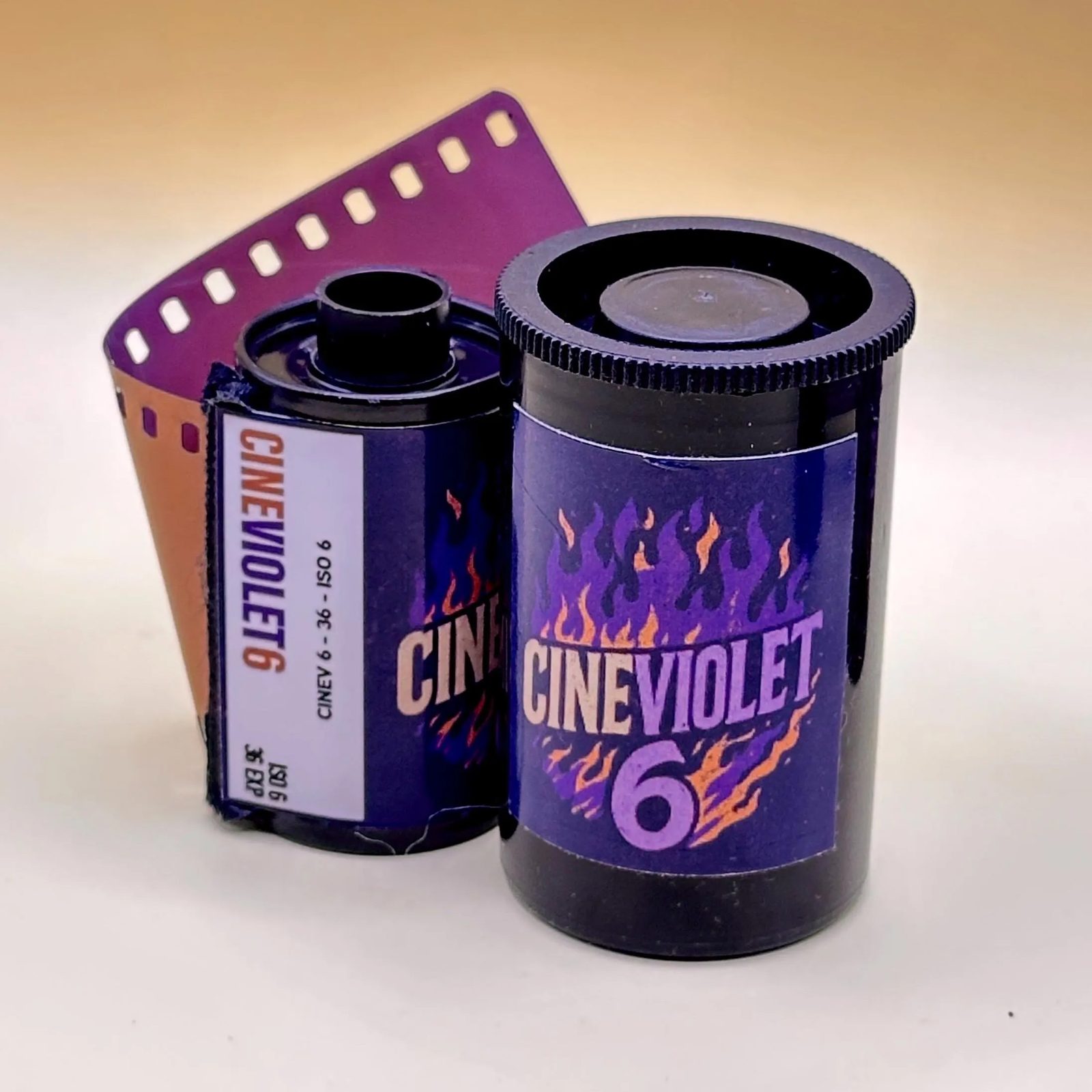 Cineviolet 6 sample frame — violet halation around highlights