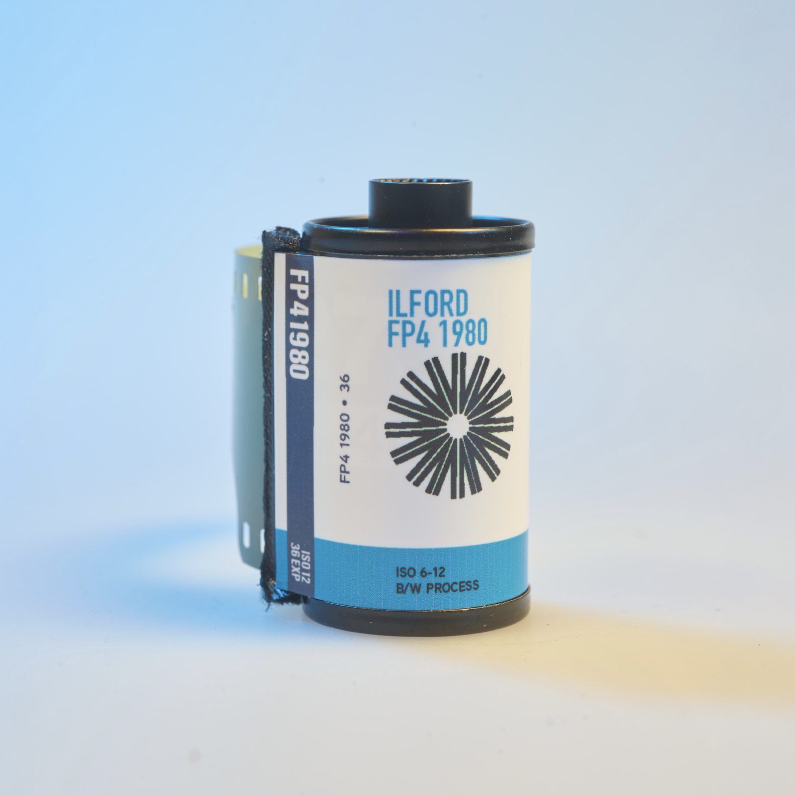 Ilford FP4 — 35mm B&W Film (1980 Vintage)