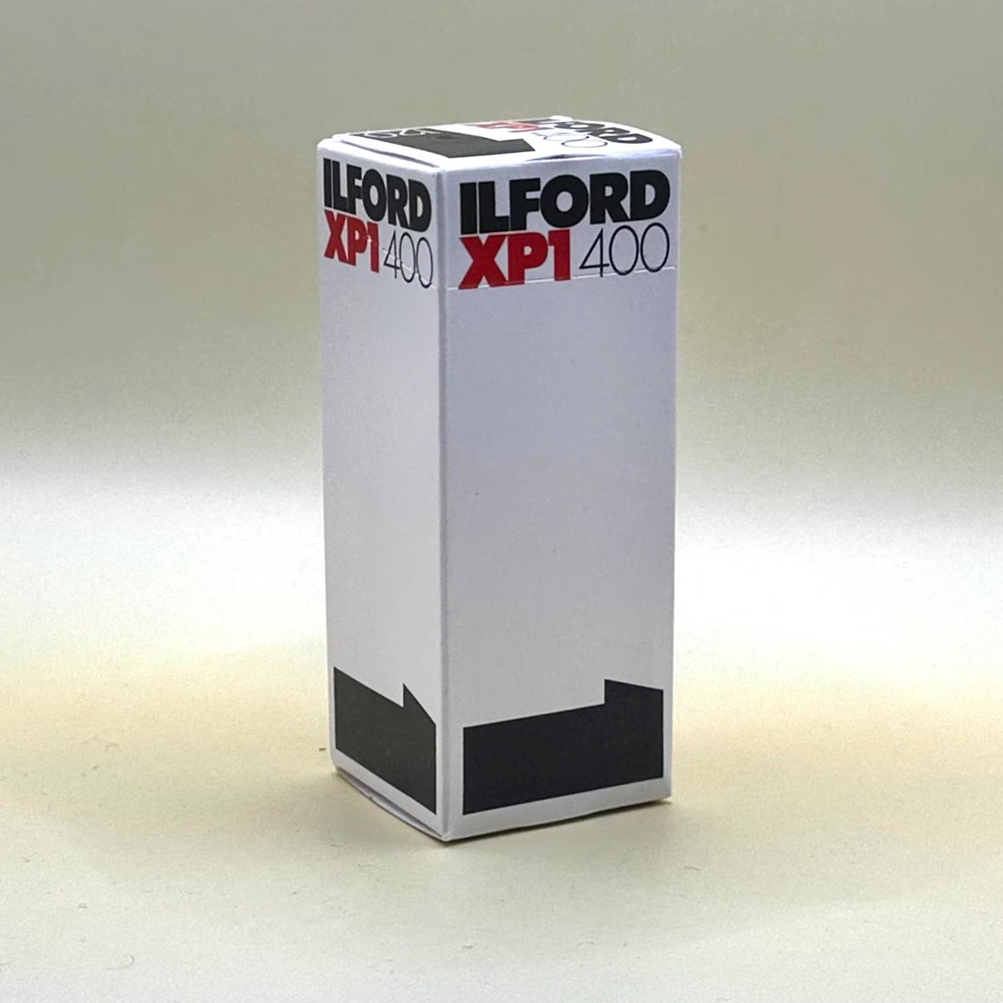 Ilford's classic Futura-filled packaging