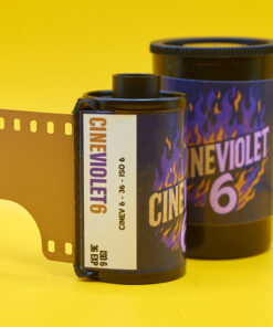 Alternative view of Transform Your Vision with CINEVIOLET 6 – Hand-Rolled Violet-Toned 35 mm Film Single 36-exp roll