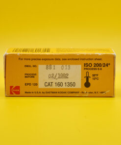 Alternative view of Kodak Ektachrome 200 (E200) 120 — loose rolls