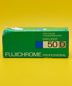 Alternative view of Fujichrome 50D (RDP 50) 120 — loose rolls
