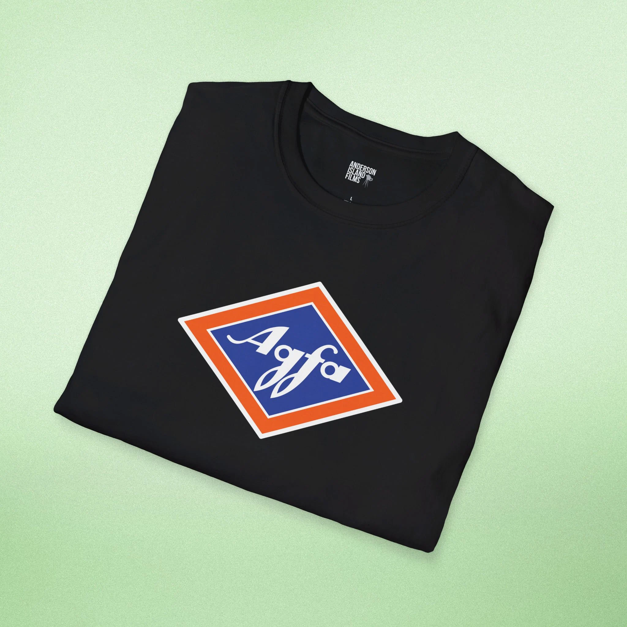 Vintage Agfa Logo T-Shirt - Unisex Softstyle Tee for Photography Enthusiasts