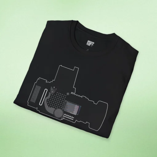 Vintage Mamiya RZ67 Pro II Camera Graphic Tee Shirt for Men and Women