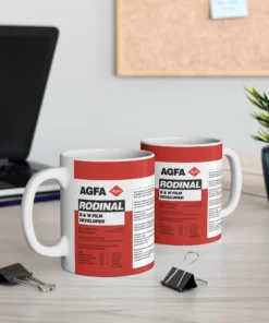 Alternative view of 11oz Vintage Agfa Rodinal Mug for Classic Film Photography Lovers