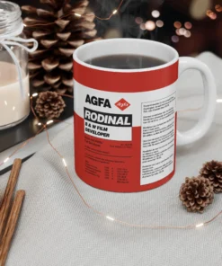 11oz Vintage Agfa Rodinal Mug for Classic Film Photography Lovers
