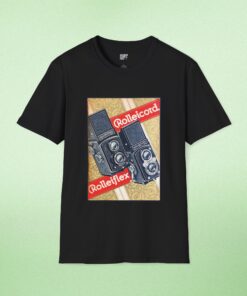 Rolleiflex and Rolleicord Vintage T-Shirt - Honoring the Golden Era of Twin-Lens Reflex Photography