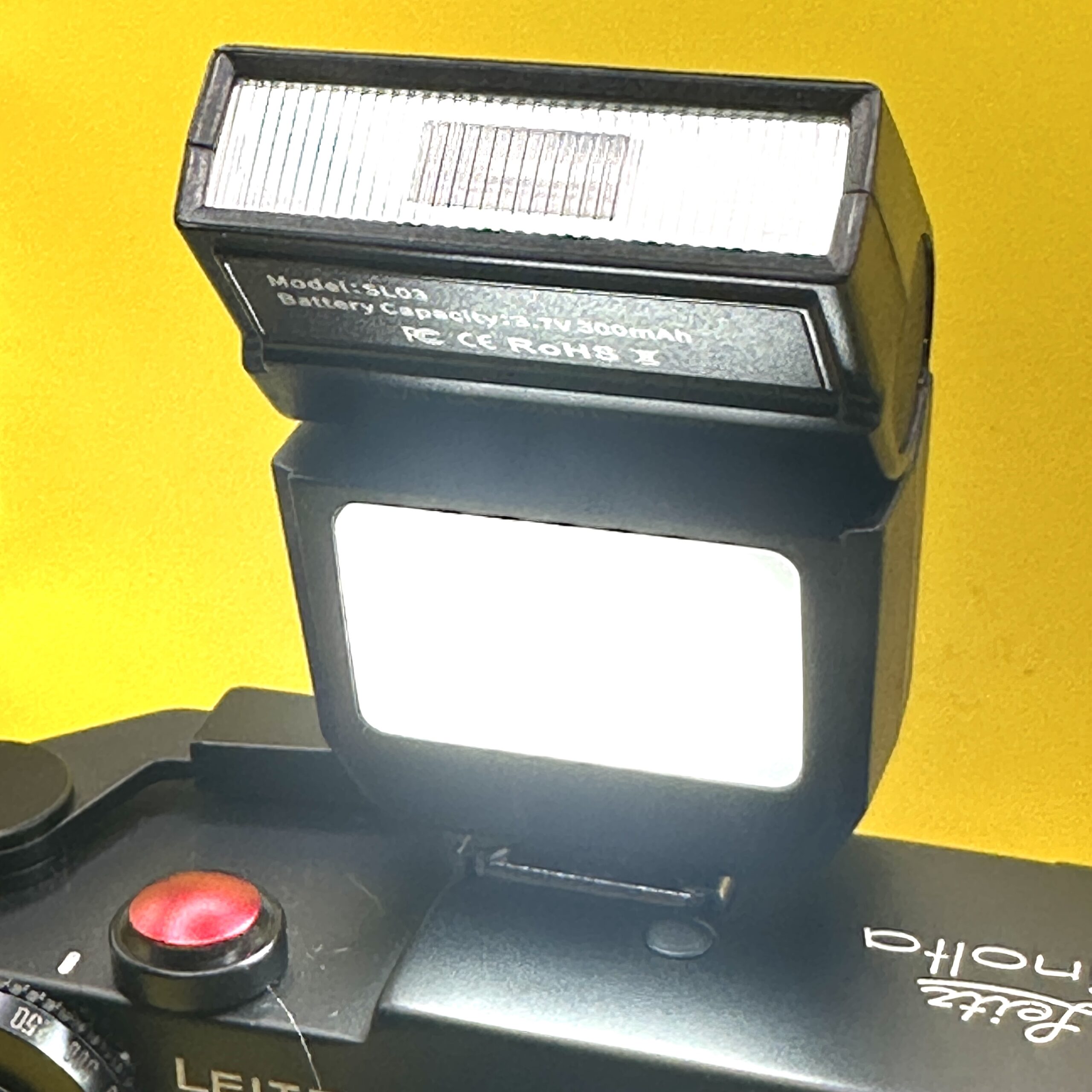 Compact Bounce Flash with LED, 6500K – Great for Fuji, Sony, Leica M Shooters