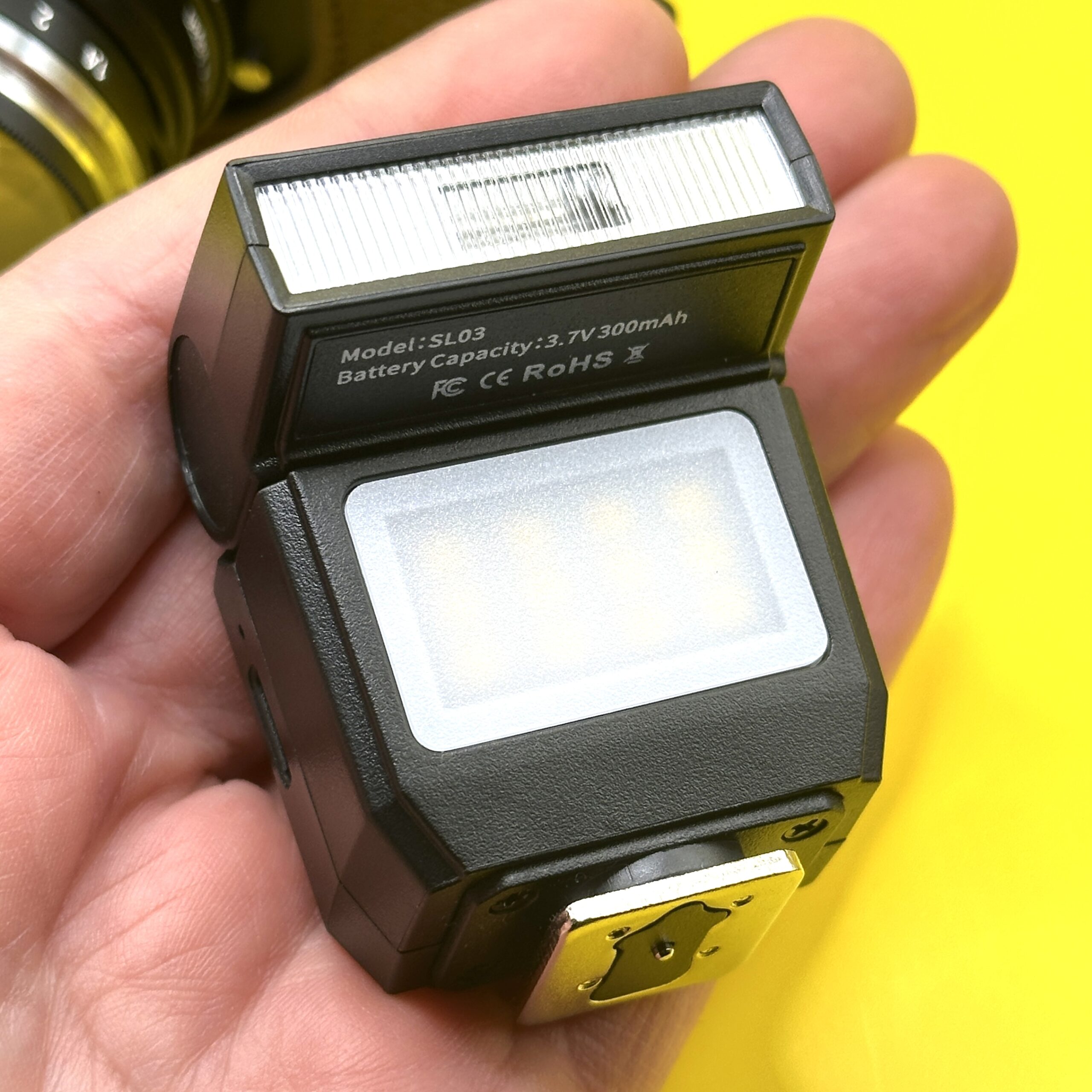 Compact Bounce Flash with LED, 6500K – Great for Fuji, Sony, Leica M Shooters - Image 12