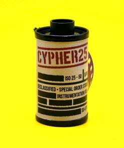 Declassified Spy Film – Cypher25 Black & White 35mm (36 exp)