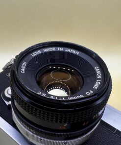 Alternative view of Vintage Canon Pellix QL 35mm Film Camera w/ 50mm f/1.8 Lens