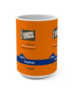 Alternative view of Vintage Agfa Rodinal Film Photography Mug 15oz Ceramic Darkroom Developer Camera Enthusiast Collector Gift