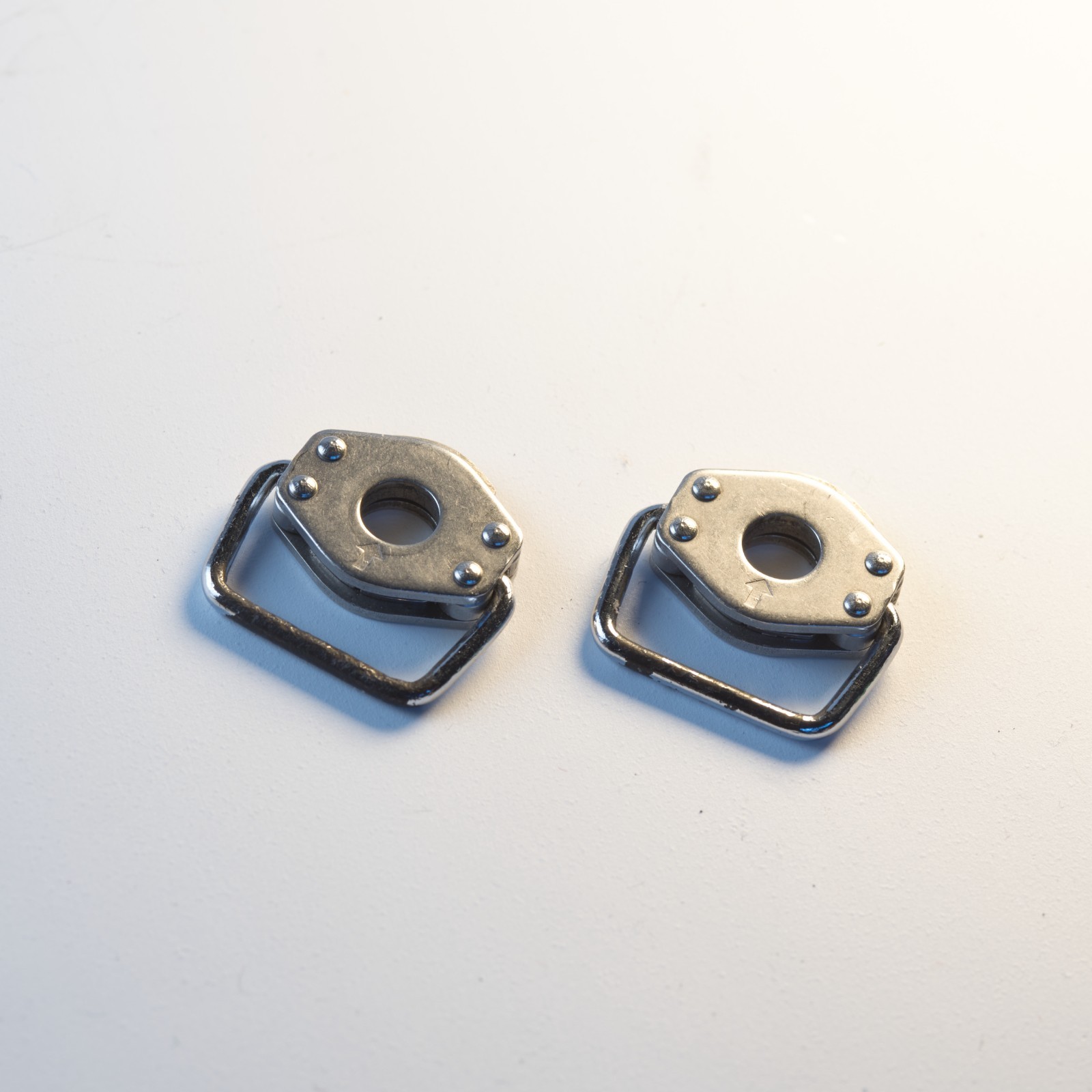 Alternative view of Pentax 6×7 Strap Buckles / Strap Lugs – Complete Pair – Original