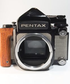 Alternative view of Pentax 67 Body Kit  – Prism + AE Prism + WLF – Custom Wood Grip – CLA 2022
